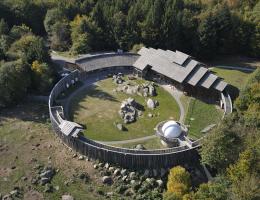 Vue aérienne Parc Animalier des Monts de Guéret Les Loups de Chabrières