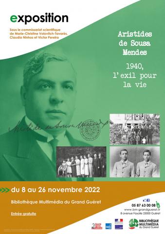 Exposition Aristides de Sousa Mendes - 1940, l'exil pour la vie - du 8 au 26 novembre 2022