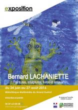 Affiche exposition Lachaniette